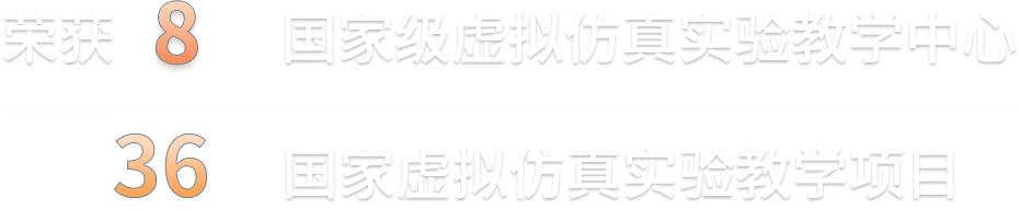 荣获8个虚拟仿真实验教学中心